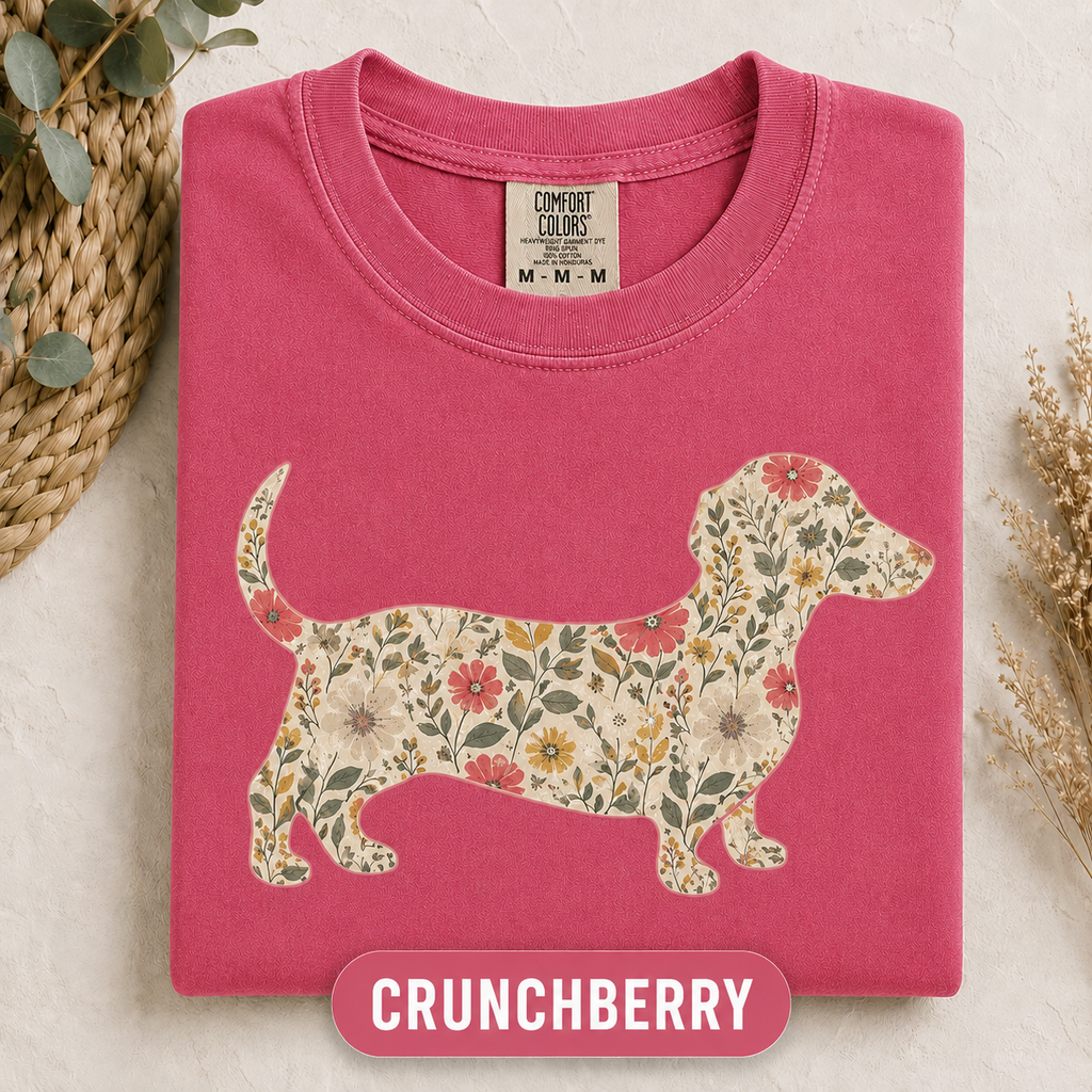 Dachshund dog lover t-shirt styled as a gift