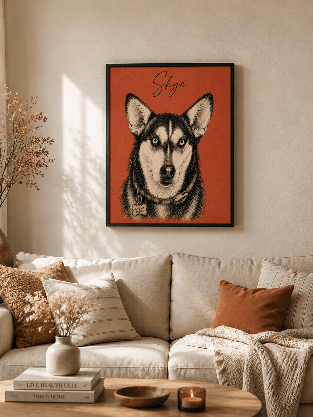 Custom Pet Portrait - Skye Collective